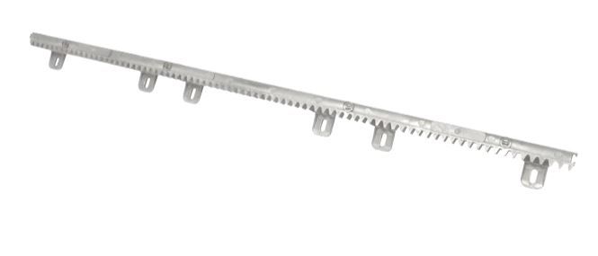 DOMOTIME CNYG68W Cremagliera in nylon, 6 attacchi rivolti verso il basso per cancelli fino a 800Kg di peso