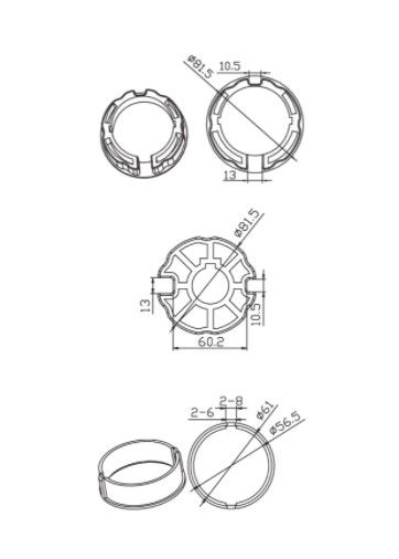 CAME 001YK6112 OGIVA 85X1MM