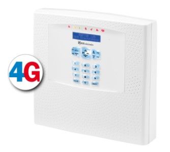 AVS ELECTRONICS 1102123 RAPTOR RK 4G Centrale a 125 zone via radio bidirezionale con tastiera e display LCD - alimentazione 220 Vac, su reti LTE/4G
