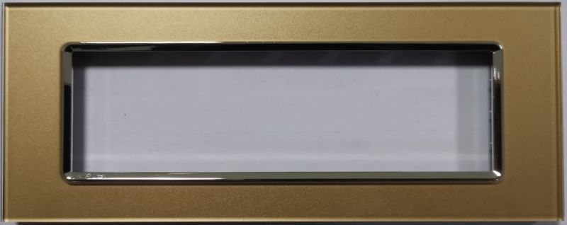 MAPAM 8007BL-4 Art 8007BL-4 7P Champagne Glass Plate
