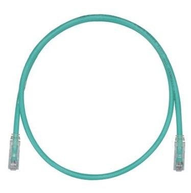 PANDUIT UTPSP1MGRY Copper Patch Cord- Cat 6- Green UTP Cable- 1 Met