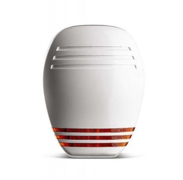 VENITEM 23.35.25 Sirena MARINA LS bianco opaco/arancio led rossi EN50131-4