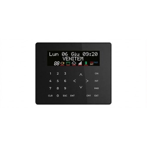 VENITEM 20.600.589 Tastiera DIGIT nera con led blu