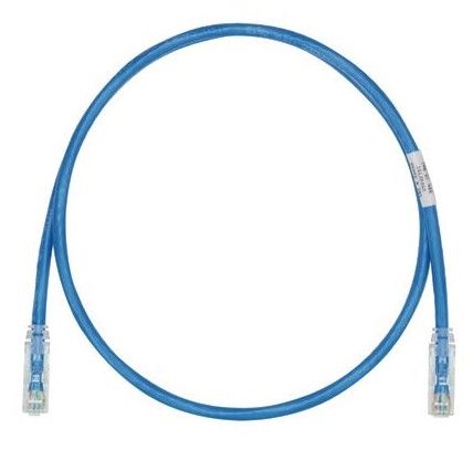 PANDUIT UTPSPL5MBUY Copper Patch Cord- Cat 6- Blue LSZH UTP Cable- 5