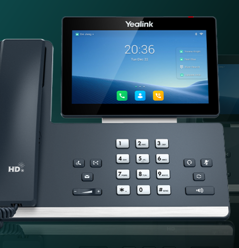 YLK-TI-SIP-T58W Yealink T58W Android Video Phone: 16 SIP accounts, 2 Gigabit PoE ports, touch color display