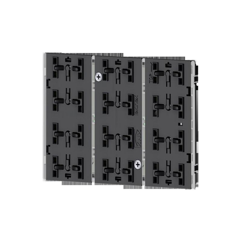 EKINEX EK-EB2-TP-RW 6 channel button - white-red LEDs