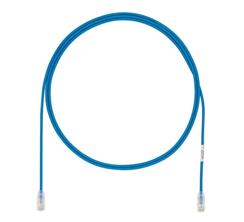 PANDUIT UTP28X3MBU Cat 6A 28AWG UTP Patch Cord- CM/LSZH- Blue- 3 meters
