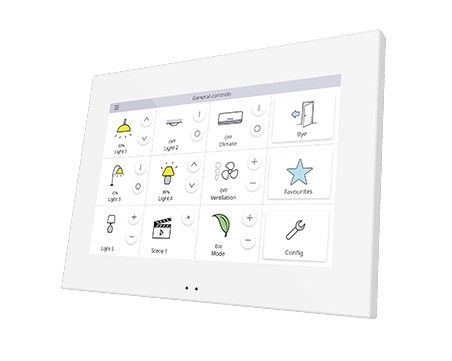 ZENNIO ZVIZ70GW ZVIZ70GW Z70 - Colour touch panel with 7 inch display, gloss white