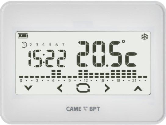 CAME 845AA-0070 TH/550 WH WLRL CRONOTERMOSTATO TOUCH