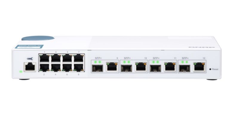 QNAP QSW-M408-4C Entry-level 10GbE Layer 2 Web Managed Switch per l’implementazione di rete SMB