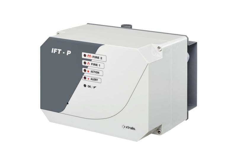 ELKRON FIRE 80SD1F00123 IFT-P 2-channel laser aspiration smoke detector. Max. 100 meters of pipe per channel