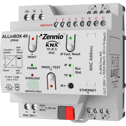 ZENNIO BOX-AIB46-00-00 BOX - ALLINBOX 46