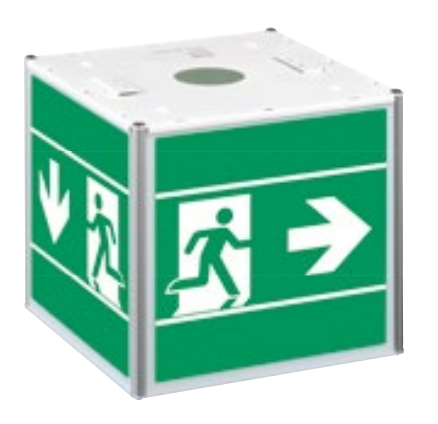 COOPER CSA LIGHTING 40071354670 RZ 3301: Exit-Cube (WITHOUT SL 3301) ISO 7010