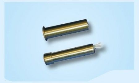 VIMO CTI001 Brass recessed contact, diameter 7.5 mm, non-ferrous surfaces