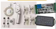 ABTECNO APE-150/4002 SET2L ACCESSORY KIT FOR 2 DOOR VOLET