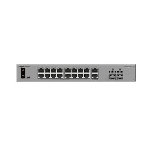 RUIJIE RG-ES220GS-P-V2 16-Port 10/100/1000BASE-T PoE+ Cloud-Managed Switch