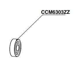 RIB CCM6303ZZ CUSCINETTO 6303ZZ JBL25/VCD