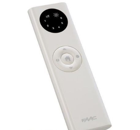 FAAC 132111 TM XT6S 433 -6 CHANNEL TRANSMITTER WITH CLIMATE SENSOR