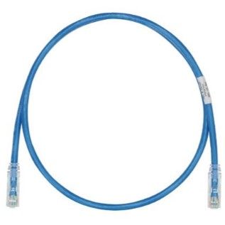 PANDUIT UTPSP10MBUY Patch Cord in Rame- Cat 6- Blue UTP Cable- 10 Meter