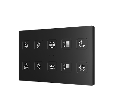 ZENNIO ZVITXLX10C XL X10 key. PC-ABS Capacitive push button - 10 b