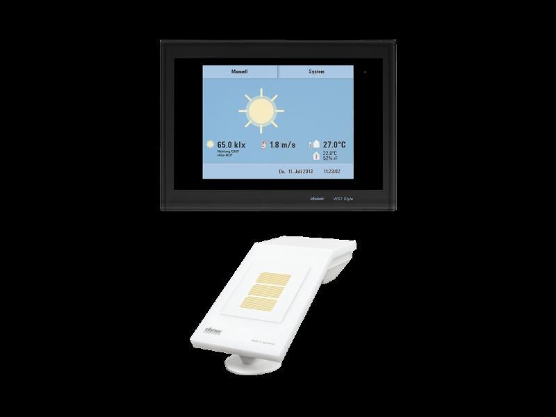 ELSNER 60186 WS1 Style-1 building control system- black for 1 230 V drive