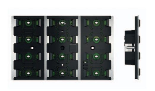 EKINEX EK-EH2-TP Pulsante 6 canali - LED verdi/blu