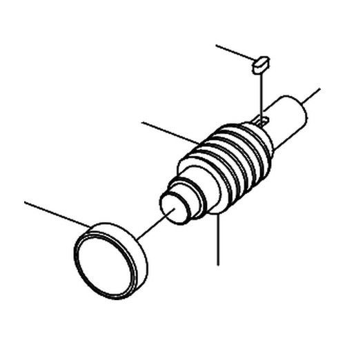 ROGER SPARE PARTS RS621 SLOW SHAFT WITH SCREW SERIES R21