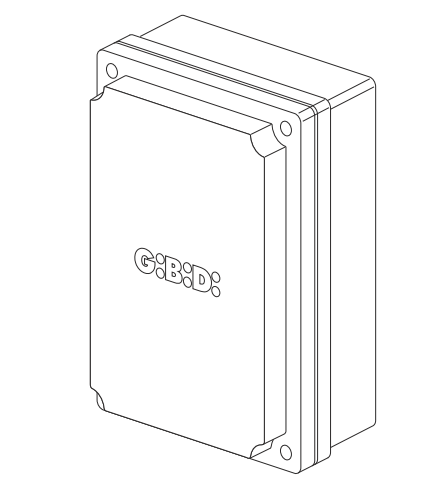 GIBIDI AS04340 Apparecchiature elettroniche per l'automazione a oppure due motori per cancelli a battente a 12V