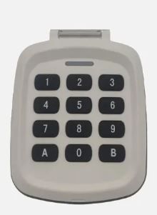 DOMOTIME ACKPPLMF Tastierino a batteria multifrequenza, IP54, 100 utenti