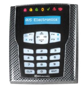 AVS ELECTRONICS 1113101 A500 WS4 C Tastiera LCD, via radio bidirezionale, carbon look