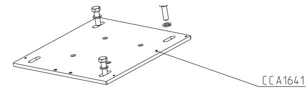 RIB CCA1641 PIASTRA BASE SUPER 8000 fast GBC GEWISS