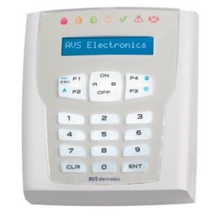 AVS ELECTRONICS 1113100 A500 WS4 LCD keyboard, via two-way radio, white color