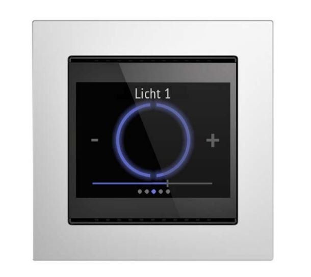 ELSNER 70601 Cala KNX T- black KNX Temperature Sensor with Display