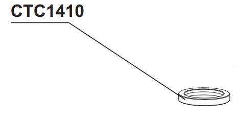 RIB CTC1410 OIL SEAL AS 40 52 7 DOUBLE LIP FOR ATI