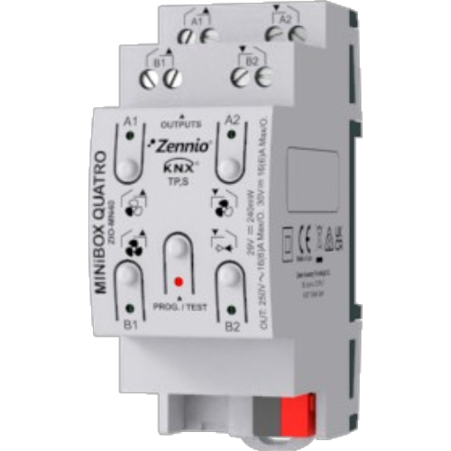 ZENNIO ZN1AC-4S-508 Output - ActinBox FOUR (4 Poles)