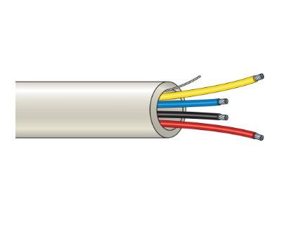 ARITECH ANTINTRUSIONE WN104W-HF Cavo 4x0.22. senza alogeni. Matassa da 100 m. Conforme EN50575 CPR