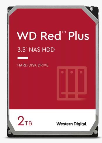 WESTERN-DIGITAL WD20EFPX WD Red Plus 3.5 Pollici 2TB Cache 128MB