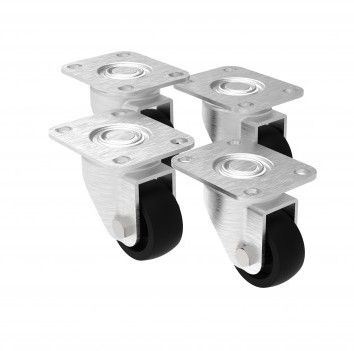 BTICINO LG-446880 4-wheel kit including 2 with brake for rack server pro