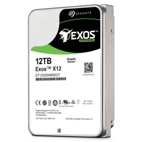 HANWHA HDD12TBSG-E Seagate EXOS Enterprise HDD 12TB (ST12000NM001G)Bo