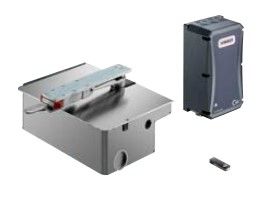 SOMMER S10604-00001 Automazioni per cancelli a battente twist UG anta singola DIN destra, acciaio inox