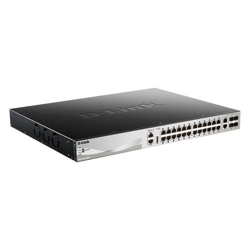 D-LINK DGS-3130-30PS/E 24 X 10/100/1000BASE-T PORTS Switch Stand-Alone