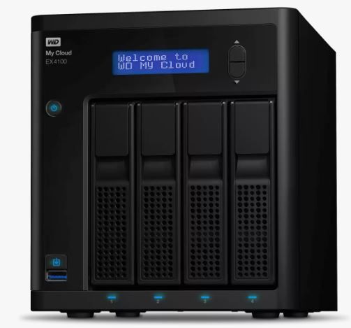 WESTERN-DIGITAL WDBWZE0240KBK My Cloud Expert EX4100 24TB