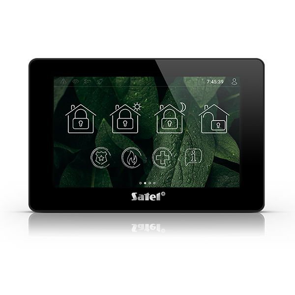 SATEL INT-TSH2-B Tastiera touch personalizzabile 7'', colore nero.