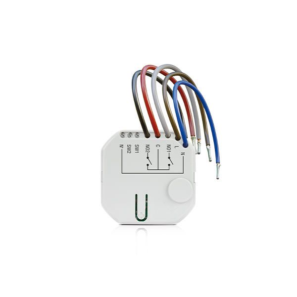 BEWAVE ASW-210 Relè a 2 canali per automazioni, luci, tapparelle