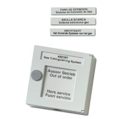 ARITECH INCENDIO DM863-4 Avvisatore manuale di colore bianco tipo B a duplice azione per disattivazione spegnimento
