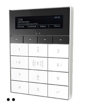 TKH SECURITY 4620 White UNIi keyboard