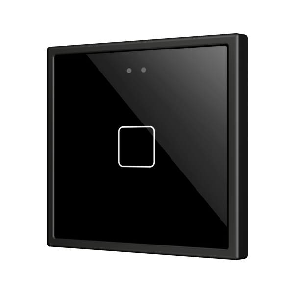ZENNIO ZVIFR70X1A Flat RGB 70 X1. Pulsante capacitivo in vetro 70x70