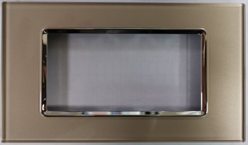MAPAM 5004BL-8 Placca Vetro Joy 5004BL-8 4P Platino
