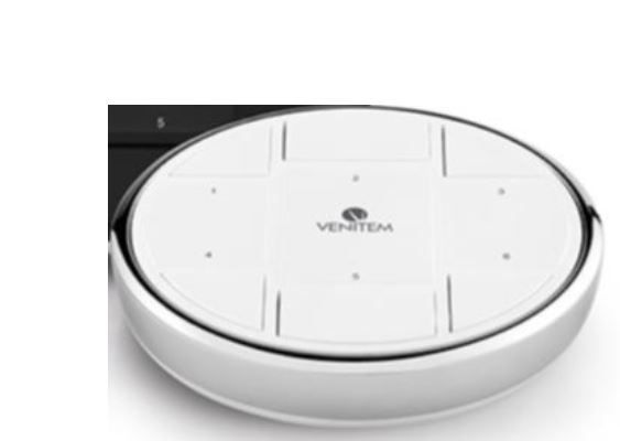 VENITEM 26.46.44 Radiocomando VELA TONDO 6 BIANCO 433 MHz
