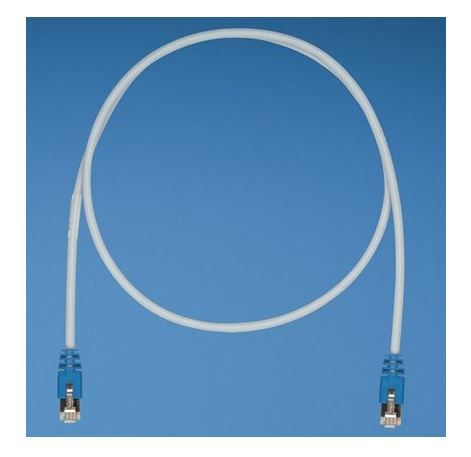 PANDUIT STPCH1.5MBBU Copper Patch Cord- Cat 5e- Intl Gray S/FTP Cable- 1.5 meters